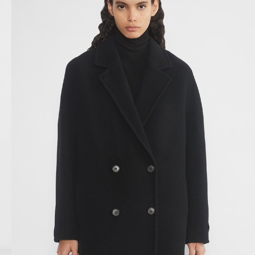 Babaton Coat Double-Breasted Wool